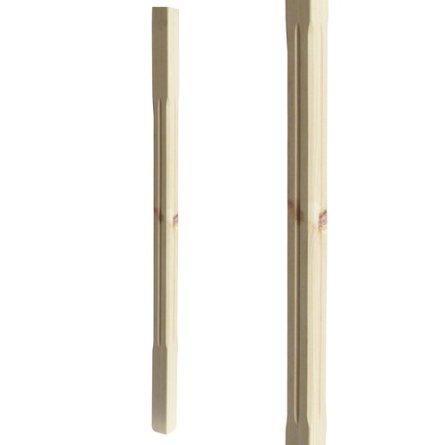 Stair spindle chamfered - spindle,