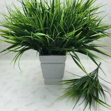 Artificia Plastic Green Grass Plant Flowers Office Home Garden Decoration Decor