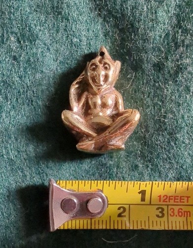 Vintage brass sitting pixie - vintage,