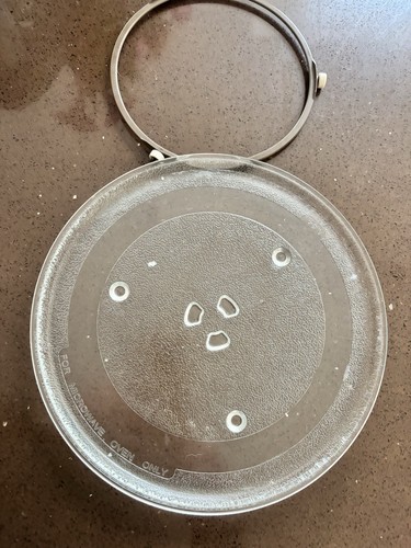 Glass turntable plate - turntable, dish