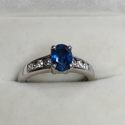 Ceylon blue sapphire - , and