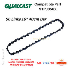 QUALCAST CS40 Replacement Chainsaw Chain 40cm 16" Bar 57 Drive Links  FAST POST
