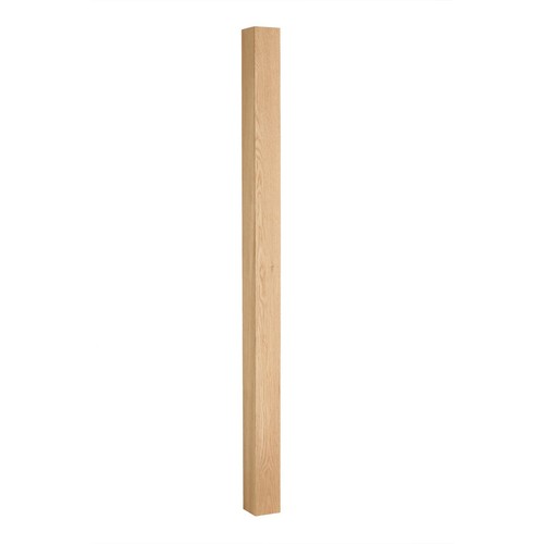 Square newel post - oak,