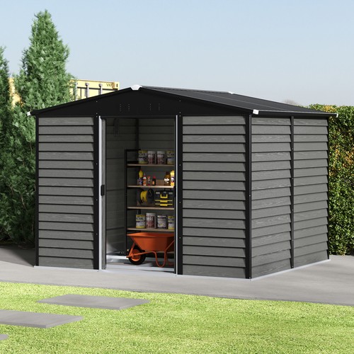 Metal garden shed 8x7ft - shed,
