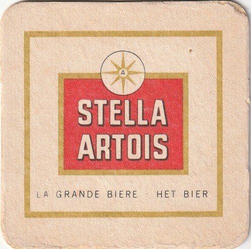 Beer mat stella artois - beer,