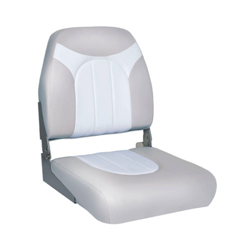 Deluxe fishing boat seat - boat, grey