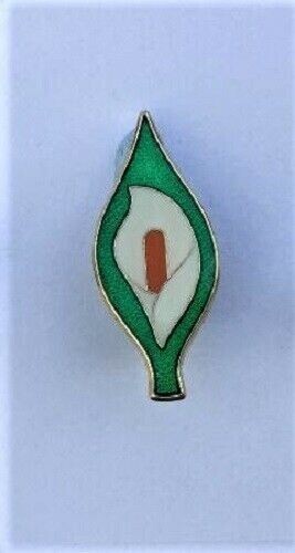 Irish badge easter lily - badge,,