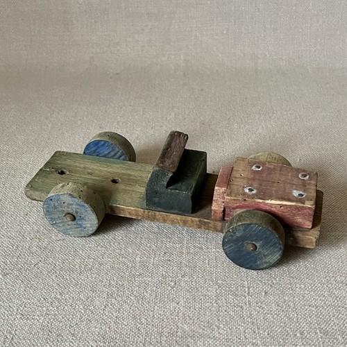 Vintage handmade wooden toy - handmade,