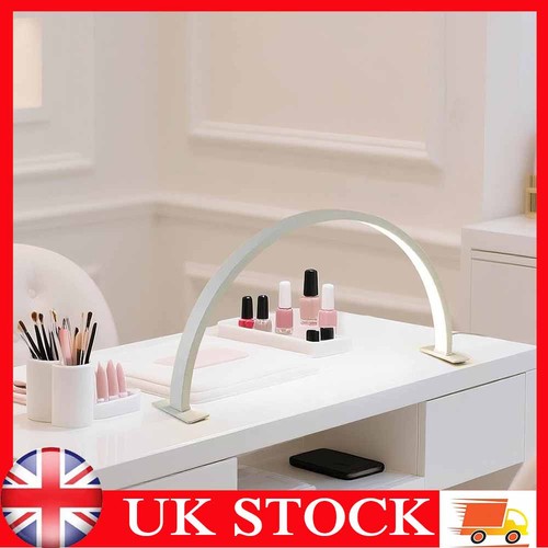 Nail light for desk - light, half