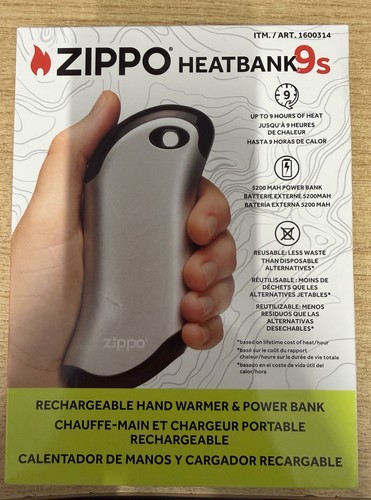 Zippo heatbank rechargeable - 9s,