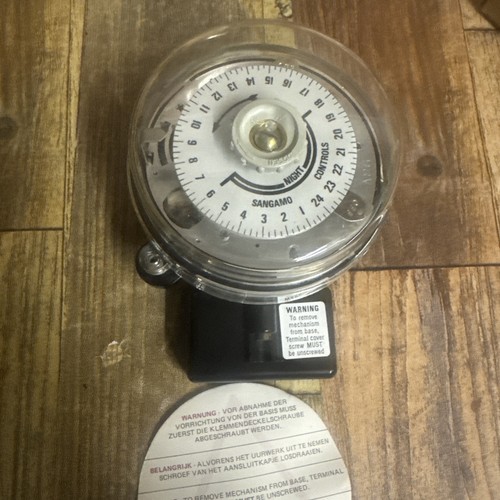 Sangamo time clock - time,