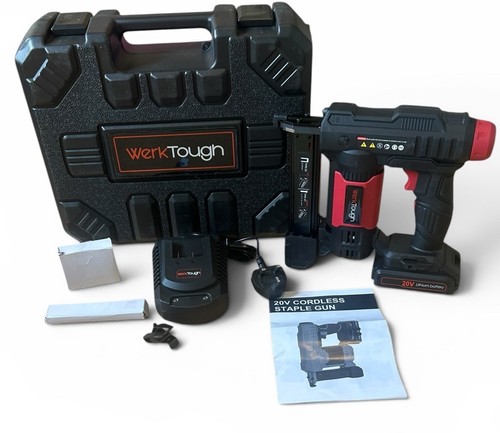 Werktough 20v cordless staple - werktough,