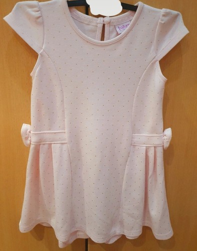 Baby pink gold polka - pink,