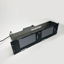 Teletest OZR2710 Dual 7" SDI LCD Rackmount Broadcast Monitor – PAL/NTSC, Pro AV