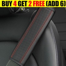 Red Car Seat Belt Cover Strap Pad Shoulder Comfort Cushion Car Accessories NEW