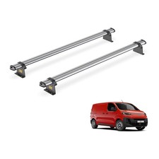 Fiat Scudo Roof Rack for 2022+ Steel 2 Bar Roof Rack - Van Guard Ultibar Trade
