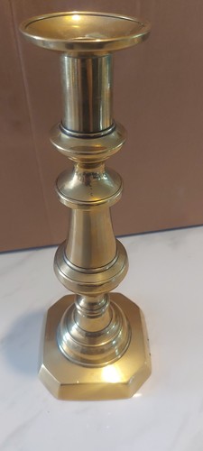 Vintage brass candlestick - vintage,