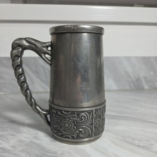 Selbu Norsk Tinn Norway Pewter 484 Stein Tankard Decoration Vintage