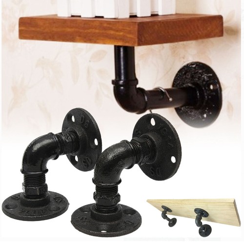 Pipe shelf brackets - shelf,