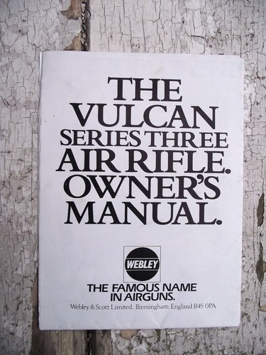 Webley vulcan series air - webley, 3