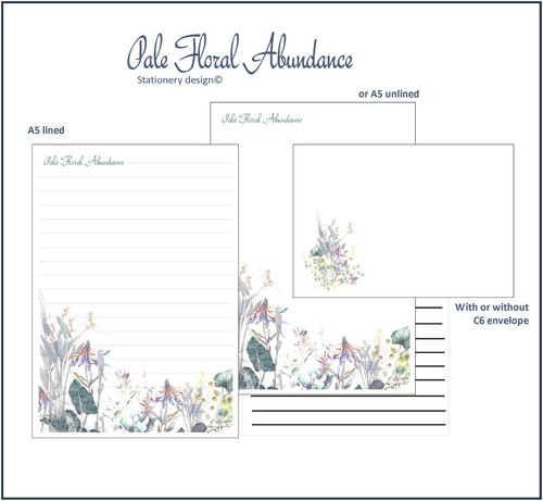Pale floral abundance - floral,