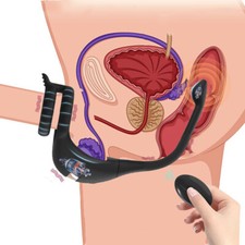Penis Cock Ring Anal Vibrator