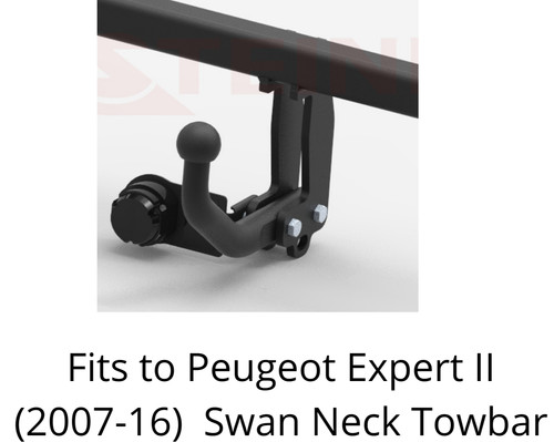 Swan neck tow bar for - tow, peugeot