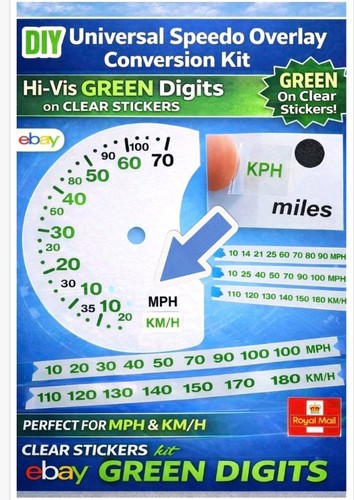 Speedo overlay mph kph kmh - overlay,