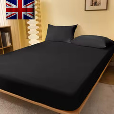 1 piece solid matte bedsheet