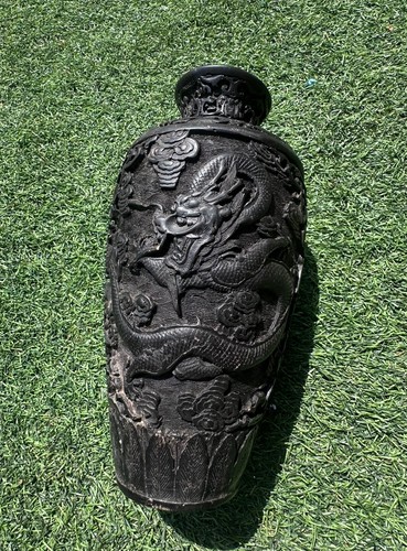 Vintage carved chinese dragon - vintage,