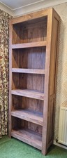 Sheesham Indian Rosewood Tall Bookcase In Excellent Condition