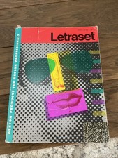 1991 Letraset Graphic Arts Artwork Typefaces Fonts Dry Transfer Catalog