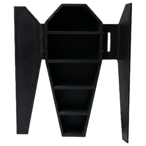 Gothic style locker tiny black - gothic,
