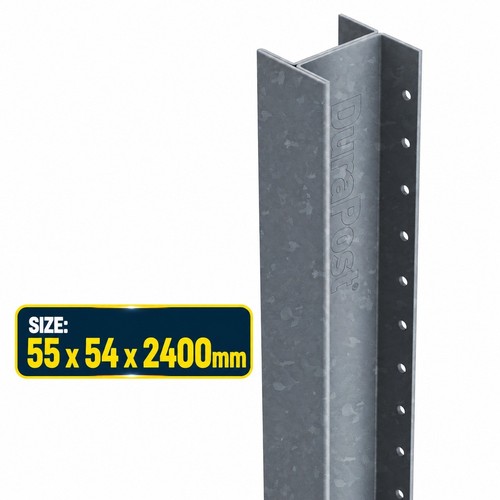 Heavy duty metal fence post - duty,