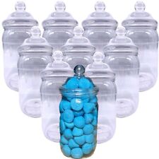 Plastic Storage Jars 10 Pack 2L 2117ml Food Grade Sweet Jars *SLIGHT SECONDS*