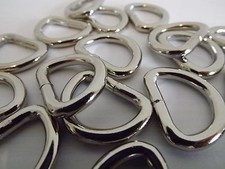 Solid Welded Metal D Rings Fasteners 10mm 15mm 20mm 25mm 38mm 50mm Quality Welds