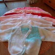 Hand Knitted Baby Matinee
