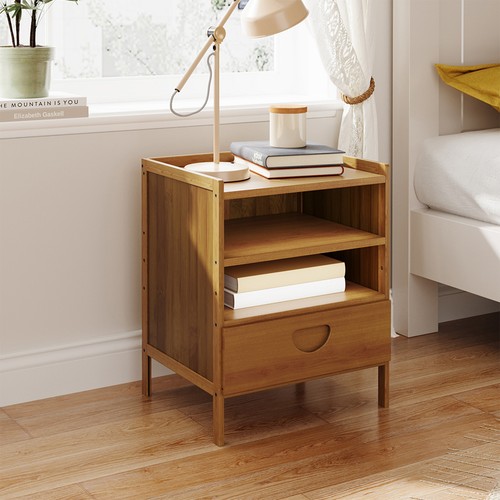 Bedside table with - bedside,