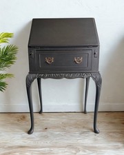 Vintage Black Painted Bureau |