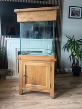 Aqua Oak Large Cube Aquarium