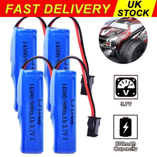 4pcs 800mah li - 3.7v, li-ion
