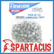 Spartacus 32 x Lawn Raker Tines Tynes Qualcast Electric 30 Cassette Scarifier