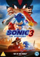Sonic the Hedgehog 3 DVD (2025) Jim Carrey, Fowler (DIR) cert PG ***NEW***