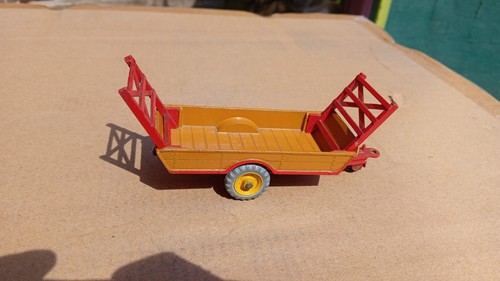 Dinky toys trailer - with, hay