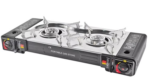 Portable double burner gas - portable,