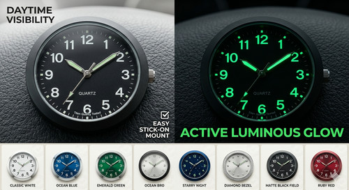 Mini car dashboard - dashboard, clock