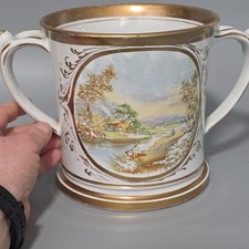 19thc Large Loving Cup