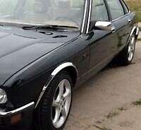 JAGUAR XJ wheel arch fender trim chrome 4 pcs front rear wings styling kit 94-03