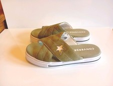 Converse Green Leather