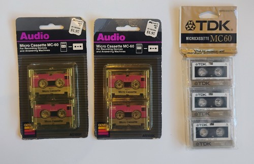 Lot micro cassette tapes - micro, tdk